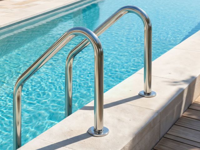 Lot 96-227155 - Costway 4 Step Inground Pool Ladder, Stainless Steel Swimming Pool Ladder 
New 
Msrp $142.99