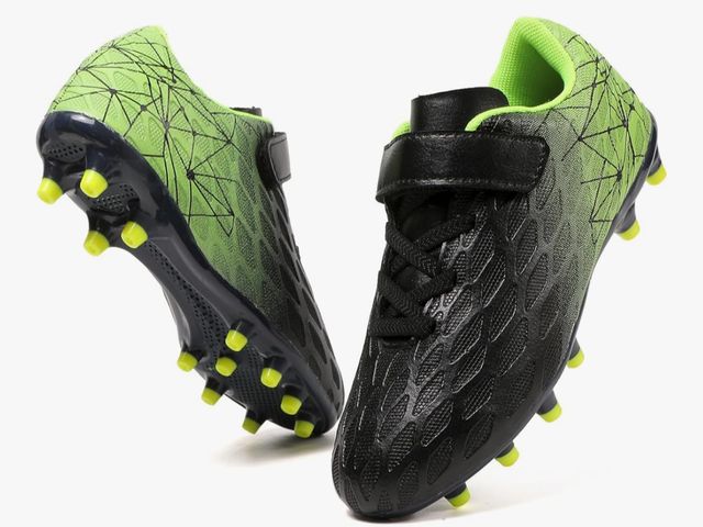 Lot 96-181622 - Soccer Cleats, Kids Firm Ground Football Shoes, Boys Girls Athletic Outdoor
Size 29 euro -- 11 in US...