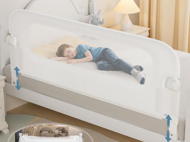 Lot 96-181345 - Baby Bed Rail Guard for Toddlers - 70" Toddler Bed Rails for Twin, Full, Queen, King Bunk Size Bed S...