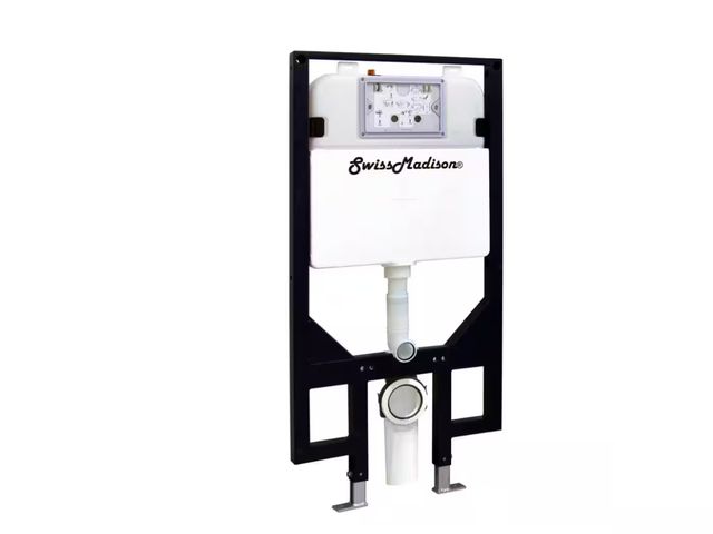 Lot 96-162301 - Swiss Madison Concealed In-Wall Toilet Carrier System 2 in. x 4 in. for Wall-Hung 1.28 GPF Dual Flus...