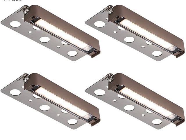 Lot 96-180227 - LED Landscape Step Lights, 12V Low Voltage Outdoor Deck Lights, 4.5W Adjustable 2700K 3000K 4000K 50...