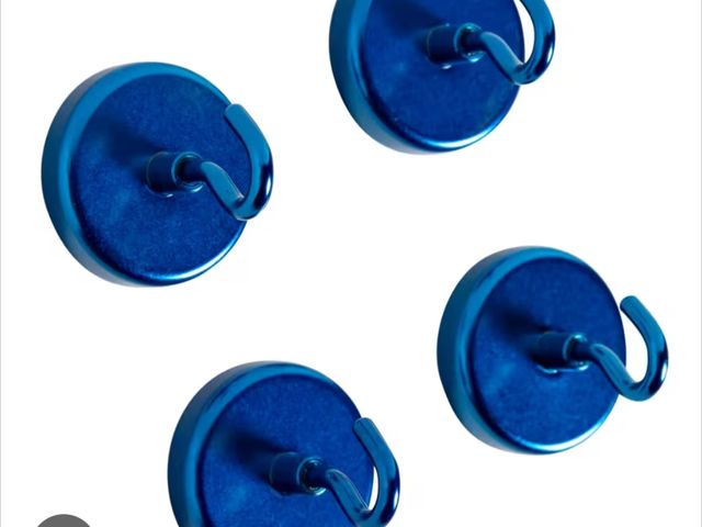 Lot 96-230852 - Storage Hook Magnets- 4 Pc. new