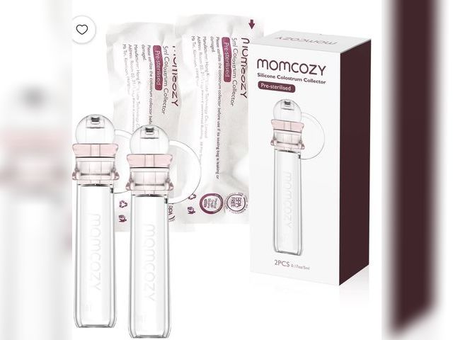Lot 96-230768 - Momcozy Colostrum Collector, Portable Reusable Breast Milk Collector and Storage Bottles, 5ml, 2pcs ...
