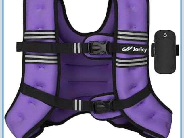 Lot 96-191144 - Weighted Vest Woman 5lb/8lb/10lb/12lb/15lb/20lb/25lb/30lb Weight Vest for Women Men, Rucking Vests w...