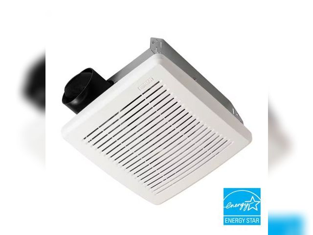 Lot 96-179730 - Broan-NuTone
Economy 50 CFM, Wall or Ceiling, No Cut, Roomside Installation, Bathroom Exhaust Fan, E...