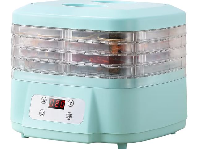Lot 96-177701 - Food Dehydrator Machine 5 Trays Dehydrators for Jerky Meat Fruit Herb Snacks with Digital Adjustable...