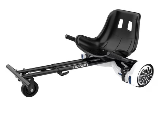 Lot 96-211553 - Hover-1 Buggy Hoverboard Attachment for Teens, Black Used Untested