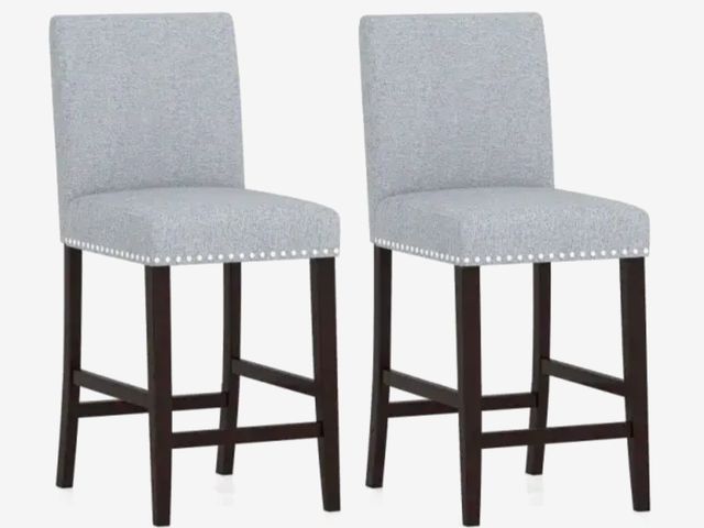 Lot 96-192220 - Costway 26 inch Counter Height Chairs Set of 2 with Padded Seat and Backrest
New 
Msrp $315.100