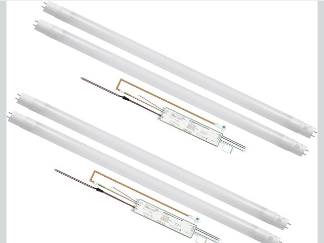 Lot 96-180859 - LED Type C T8 Tube Light Kit with Emergency Battery Driver, 2 Tube&amp;1 Driver, 90 Min Backup Power...