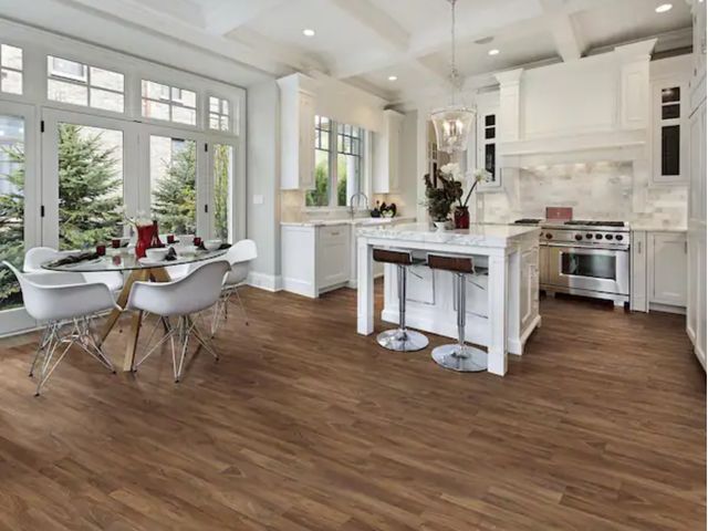 Lot 96-174293 - 580.08sq ft of TrafficMaster
Claryport Oak 7mm Thick x 7-2/3 in. Wide x 50-5/8 in. Length Laminate F...
