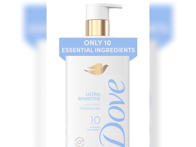 Lot 96-167391 - Dove Ultra Gentle Women's Liquid Body Wash Unscented 10 Essential Ingredients All Skin Type, 18.5 oz...