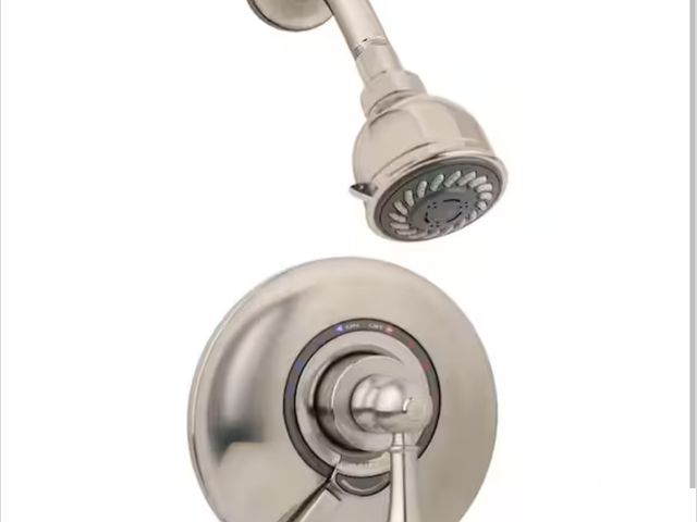 Lot 96-179391 - Symmons 
Allura Single Handle 2-Spray Shower Faucet System 1.75 GPM with Adjustable Stream in. Satin...