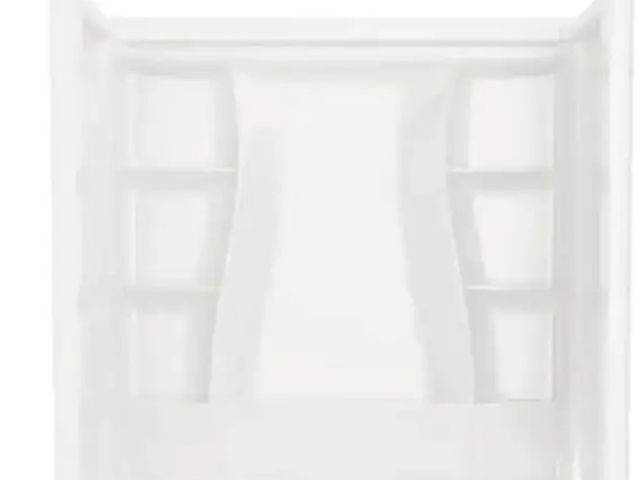 Lot 96-179201 - Delta Classic 500 60 in. W x 61.25 in. H x 32 in. D 3-Piece Direct-to-Stud Alcove Bathtub/Shower MSR...