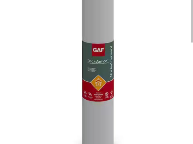 Lot 96-162703 - GAF 
Deck-Armor 1000 sq. ft Premium Breathable Synthetic Roofing Underlayment Roll New MSRP $338