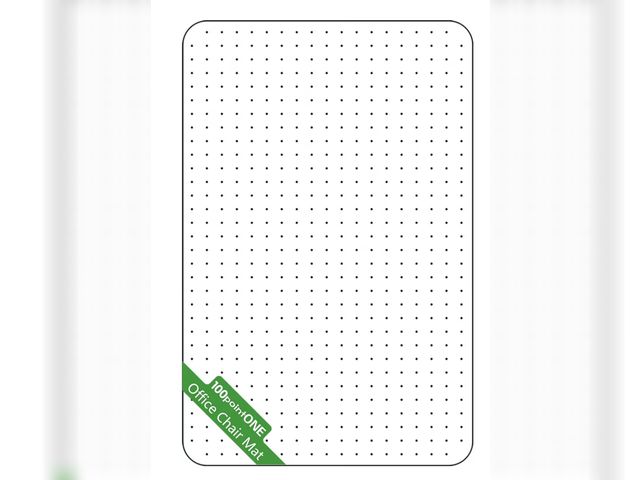 Lot 96-181217 - Office Chair Mat for Carpet - Clear Thick Desk Chair Mat for Carpet Plastic Floor Mats for Rolling W...