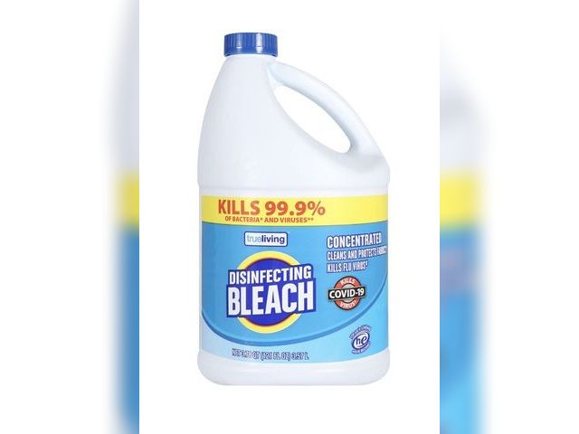 Lot 96-201004 - True Living Disinfecting Regular Bleach, 121 fl oz New
