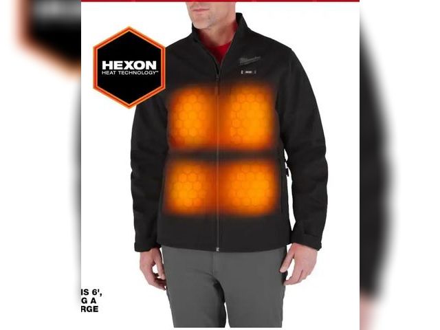 Lot 96-164999 - Men's Medium M12 12V Lithium-Ion Cordless TOUGHSHELL Black Heated Jacket Size Large MSRP $199

Appea...