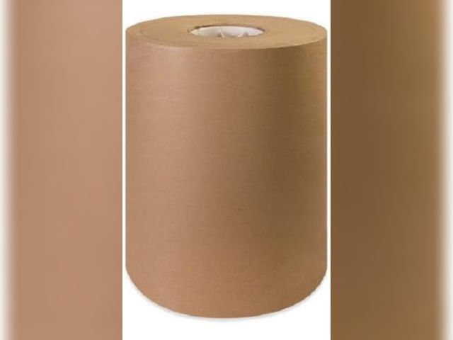 Lot 96-170967 - 12" Wide x 1200' Long Brown Kraft Paper Roll For Packing, Shipping, Gift Wrapping Crafts, Cushioning...