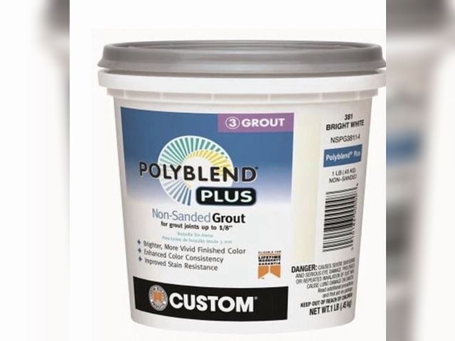 Lot 96-182269 - Custom Bldg Products 120307 1 lbs Non-Sanded Ceramic Tile Grout, No. 381 Bright White Color 
New