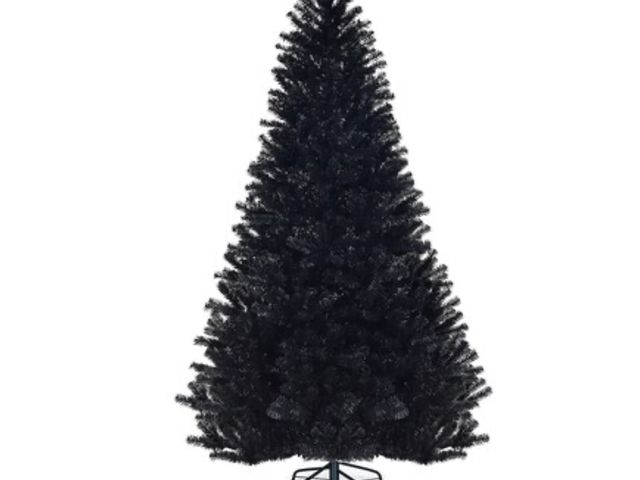 Lot 96-192498 - Costway 90-in Freestanding Artificial tree Black 
New 
MSRP $150.00