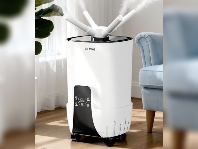 Lot 96-226894 - Humidifier large room 16L/4.2Gal - AILINKE Whole house Humidifier for Home 2000 sq.ft. with 3 Atomiz...