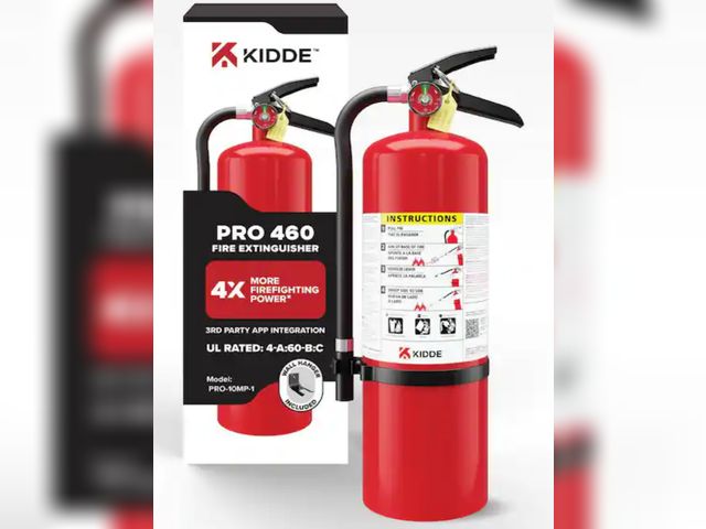 Lot 96-214086 - Kidde
Pro 460 4-A:60-B:C Fire Extinguisher, 10lb
New