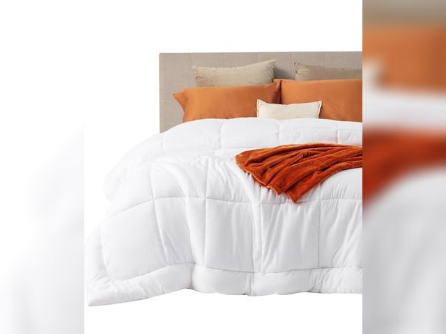 Lot 96-170247 - Bedsure Quilted Comforters Duvet Insert Comforter with 8 Tabs, Gifts for Women/Men
approx. queen siz...