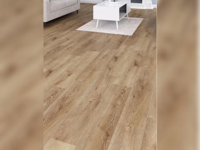 Lot 96-266556 - 79.7 sq ft of Home Decorators Collection
Virgil Island Oak 12 mm T x 8 in. W Waterproof Laminate Woo...