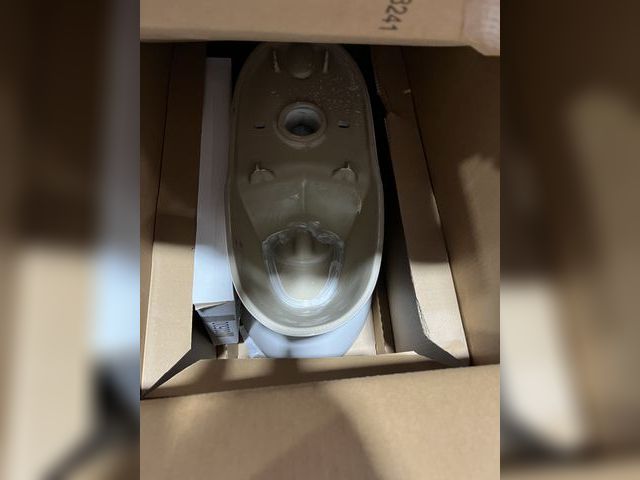 Lot 96-156966 - Glacier Bay Power Flush 2-Piece 1.28
GPF Single Flush Extra Tall Elongated Toilet in White with Slow...