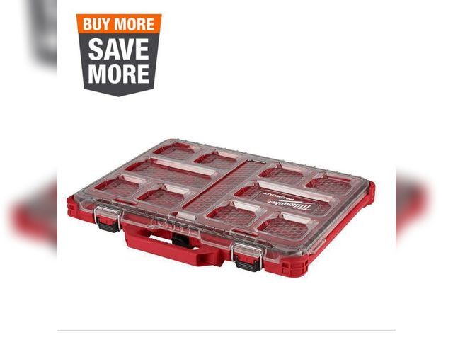 Lot 96-179875 - Milwaukee PACKOUT 11-Compartment
Low-Profile Impact Resistant Portable Small Parts Organizer New