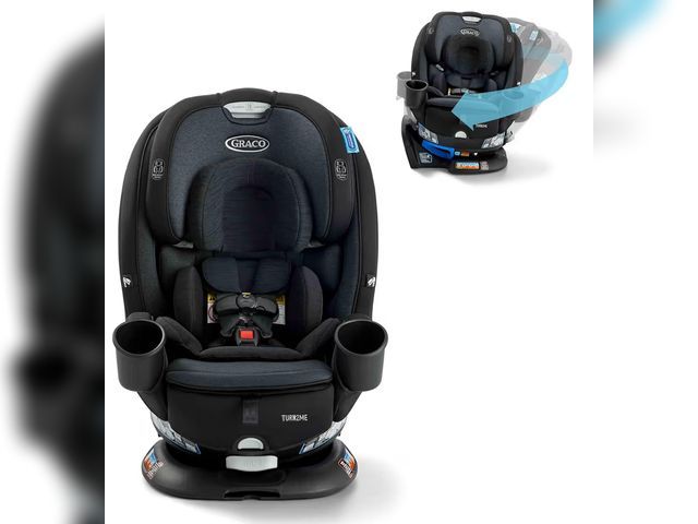 Lot 96-179525 - Graco Turn2Me 3-in-1 Rotating Convertible Car Seat, Cambridge, Rear-Facing Rotation, Forward-Facing ...