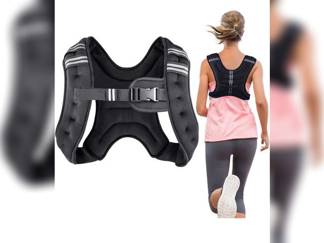 Lot 96-163911 - Weighted vest, brand and weight now, appears lightly used
