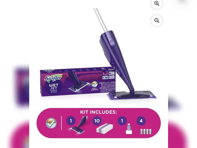 Lot 96-170951 - Swiffer Wet Jet Mop, Floor Cleaner for Mopping Wood, Laminate, Tile, Cleaning Set, Fresh Scent New
