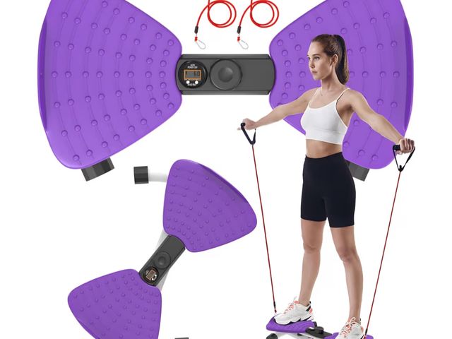 Lot 96-180259 - renZEC Waist Twister Machine, Adjustable Exercise Twist Board for Women Men, Noiseless Ab Twister fo...