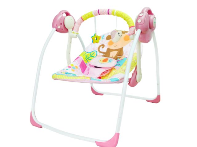 Lot 96-163876 - DUOMILEE Electric Soothing Portable Swing,Baby Swing Used untested