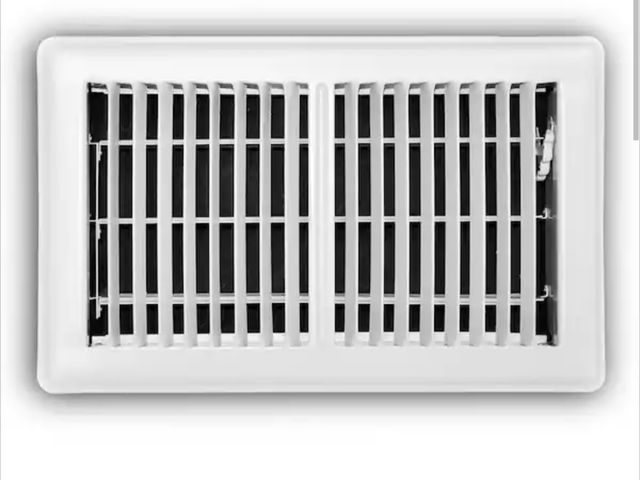 Lot 96-227683 - Bundle of 3 Everbilt 6 in. x 10 in. 2-Way Steel Floor Register in White New