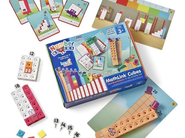 Lot 96-164671 - Hand2Mind Numberblocks Mathlink Cubes
11-20 Activity Kit, Teacher Supplies
New