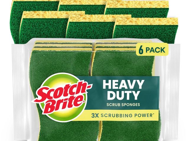 Lot 96-166336 - Scotch-Brite Heavy Duty Scrub Sponges, 6 Scrubbing Sponges

New