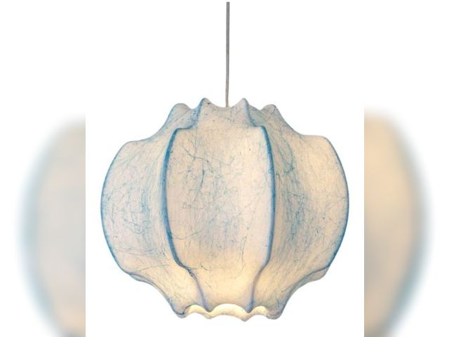 Lot 96-170292 - Silk Pendant Light 15 Inch Beach Style White Pendant Light
Ceiling Hanging Lighting Kitchen Island D...