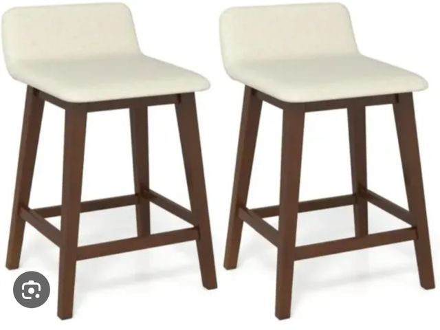 Lot 96-192543 - Costway 24in Counter Height Bar Stools with Low Back 
Open box
Appears Unused 
Msrp $119.00