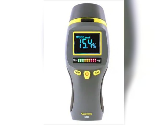 Lot 96-162418 - General Tools
Combo Pin and Pinless Moisture Meter for Water Damage and Mold Prevention
Appears Unus...