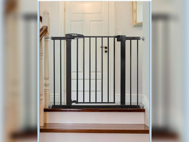 Lot 96-176788 - Babelio Baby Gate 29”-48” No Drill Baby Gate Black 
New