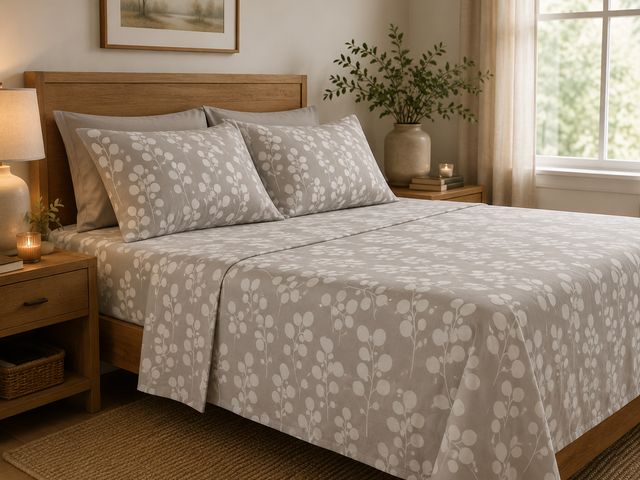 Lot 99-100024 - New Home Collections Premium Ultra Soft Wheatfield Sheet Set
