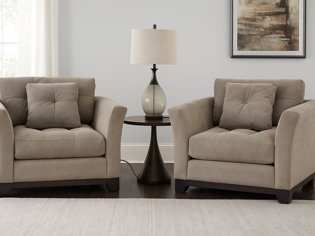 Lot 99-10040 - New Michelle 45 Fabric Living Room Chair Gray/Ash Fabric 2 Description:   Style simplified. Subtle d...