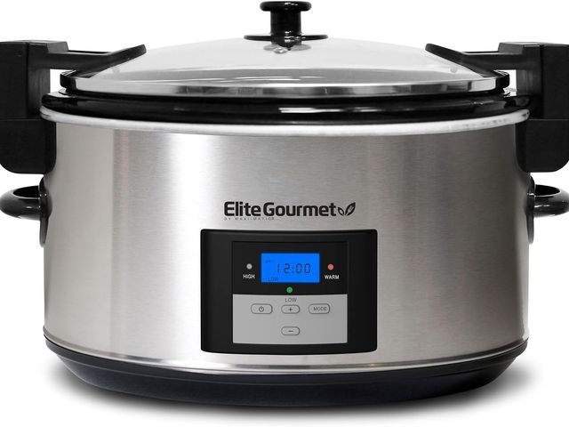 Lot 99-1053 - used Maxi-Matic Elite Platinum Stainless Steel Programmable Slow Cooker w/Locking Lid MST-900VXD  Co...