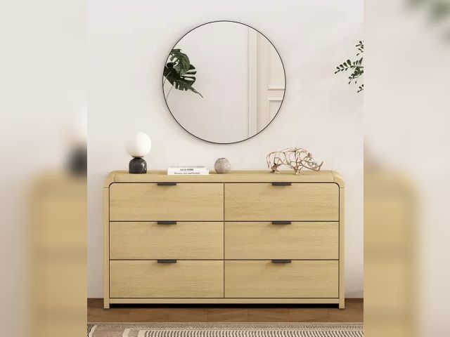 Lot 99-810165551701 - Manhattan Comfort Grace 60" Modern 6-Drawer Double Dresser