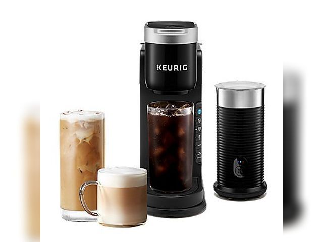 Lot 99-1033 - New Coffee Maker Keurig K-Café Barista Bar Single Serve Coffee Maker Coffee Maker Keurig K-Café Bari...