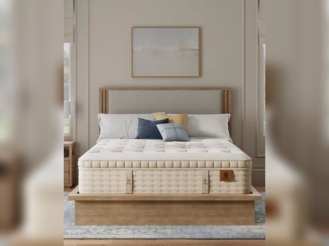 Lot 99-531 - Hotel Natural Collection by King Koil Violet 15" Medium Euro Top King Mattress MSRP $8,659
