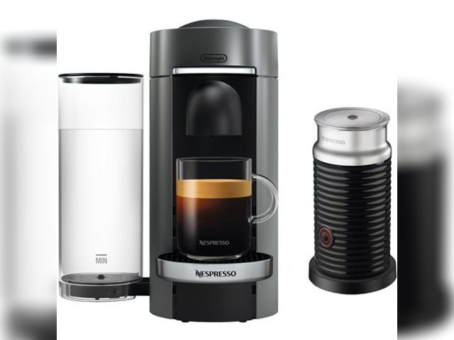 Lot 99-1052 - New Nespresso VertuoPlus Deluxe Coffee &amp; Espresso  Espresso Single-Serve Machine Nespresso - Ver...