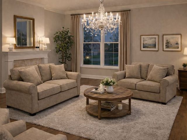 Lot 99-11042 - New 2 New Ladlow 62" Fabric Loveseats Created for Macy's